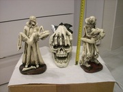 HORROR  3 SZT  DRACULA  ZOMBIE   CZASZKA