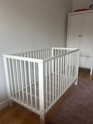 Łóżeczko dziecięce Ikea + materac-oddam za darmo :)