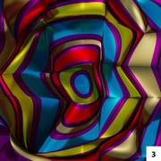 Obraz na płótnie 120x120cm, Grafika3D, Abstrakcja