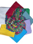 Chusta Ludowa - Góralska zestaw 7szt. Średnica 80cm.