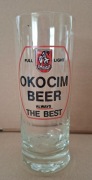 Stara szklanka piwna, browar OKOCIM