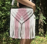 Unikalna torebka Makrama Boho Handmade