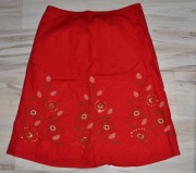 119^ next letnia spódnica kwiaty haft 38/40