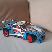 Kompletny zestaw LEGO Technic - 42077 Niebieska wyścigówka - stan idealny