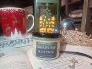 Świeca sojowa świąteczna/książkowa