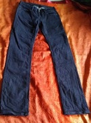 Teddy Smith Pycker straight 27 granatowe spodnie vintage