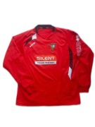 Czerwona bluza/koszulka  piłkarska Erreà Zagłębie Sosnowiec nr. 23