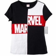 Marvel t-shirt czarno czerwono biały rozm l