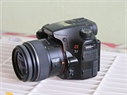 Lustrzanka Sony A SLT 57 z obiektywem, używana ,przebieg ok 22500- tanio.