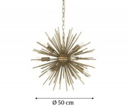 Lampa SunLight Invicta interior stare złoto