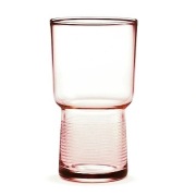 Rozalinowy wazon Anemone, Holmegaard, duński design 