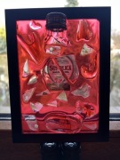 Broken bottle resin art rozbita butelka