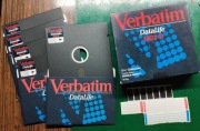 Dyskietki 5.25 DS/DD 500kb Verbatim - Nowe, nieużywane + pudełko - 5 szt. 