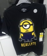 T-shirt koszulka młodzieżowa Minionki cekiny F&F 158 cm 12-13 lat