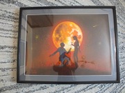 obraz olej 70x50 płótno LOVE Andrzej MYKIETYN certyfikat rama 83x63 cm