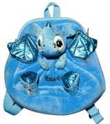 Niebieski Plecak Smok Wawelski Kraków dla dziecka 3-5 lat