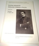 Katalog rękopisów Biblioteki Polskiej w Paryżu t. 17: Władysław Strzembosz