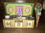 Meble dla lalki barbie retro kuchnia