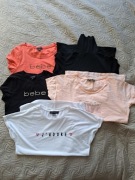 Zestaw damskie koszulki T-shirty bluzki S M krotki rekaw 