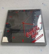 zegar nascienny lustrzany COCA COLA stary vintage kolekcjonerski