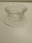 szklana miseczka na cukierki orzechy KIG Indonesia Fleur de Lis Trellis 