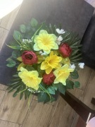 Stroik na cmentarz, ikebana