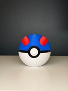 Great Ball Pokemon 7cm – Figurka Druk 3D | Prezent dla Trenera