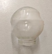 szklany klosz kula vintage PRL