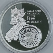 10 zł 2023  600-lecie nadania Łodzi praw miejskich