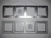 Ramka 4-krotna Aluminium Hager-Polo FIORENA - nowa