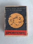 Unikatowe zapałki kolekcjonerskie PRL. Sportowe olimpjada.Polska lata 60te.