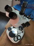 Mikroskop Stereoskopowy OPTYCZNY TPL TRINO 7x-45x +2x okular +fotoadaptery