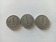 VI/34 PRL 1 ZLOTY 1974 1975 1983