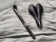 Sztyca FORCE 27.2mm i 40 cm długości oraz wygodne siodełko