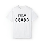 TEAM AUDI - T-Shirt Biały - Rozmiar M