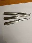 Trzy ostrza Solingen brzytwa