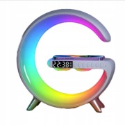 Lampka LED bluetooth z zegarem,budzikiem 24cm