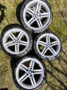 Sprzedam komplet oryginalnych felg BMW Styling 208 18” z oponami zimowymi.