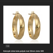 Sprzedam złote kolczyki