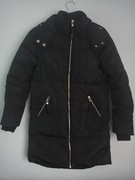 Ciepła zimowa kurtka damska czarna Cropp jak nowa