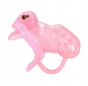 Silikonowy Pas cnoty klatka na penisa z kolcami oring 50mm