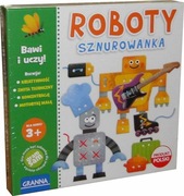Nowa, zafoliowana gra 'Roboty - sznurowanka'