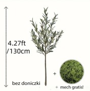 DRZEWKO OLIWNE SZTUCZNE 130cm drzewo duże oliwka roślina do salonu jak żywa