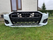 Zderzak przód A6 C8 Lift Facelift PDC LS9R osłona w lakier do założenia 