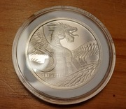 2018 World of Dragons - The Aztec 1 z serii moneta srebrna 1 oz uncja Ag999