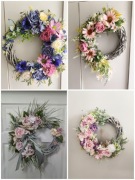 Wianki wiosenne ręcznie robione 