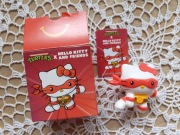 Hello Kitty i Raphael, zabawka z McDonalds - biały 