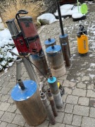 Wiertnica Hilti DD200 + statyw + koronki