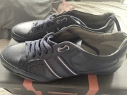 Buty skórzane sneakersy Hugo Boss 