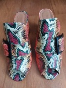 Sandałki Kazar ze skóry węża rozmiar 40